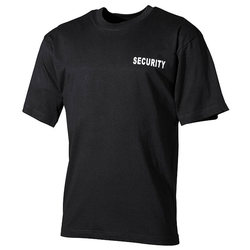 Triko SECURITY ČERNÉ velikost 3XL