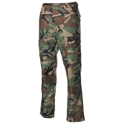 Kalhoty US střih BDU prošité WOODLAND velikost L