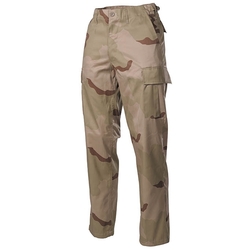 Kalhoty US střih BDU 3-COL DESERT velikost L