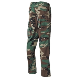 Kalhoty US střih BDU rip-stop WOODLAND velikost 3XL