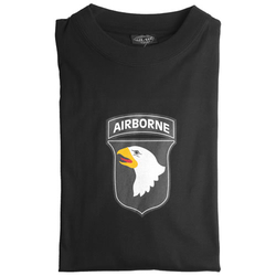 Triko krátký rukáv se znakem 101 AIRBORNE ČERNÉ velikost L