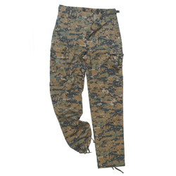 Kalhoty US BDU POLY polní DIGITAL WOODLAND velikost L