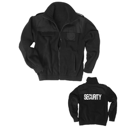 Bunda SECURITY fleece ČERNÁ velikost 3XL