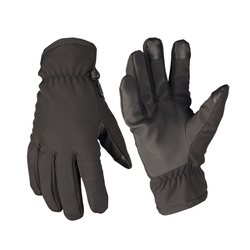 Rukavice SOFTSHELL THINSULATE™ ČERNÉ velikost L