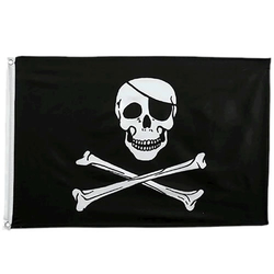 Vlajka PIRÁTSKÁ JOLLY ROGER