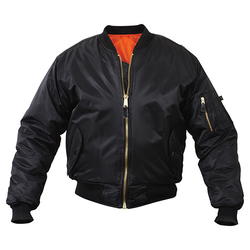 Bunda ULTRA FORCE MA1 FLIGHT ČERNÁ velikost 10XL