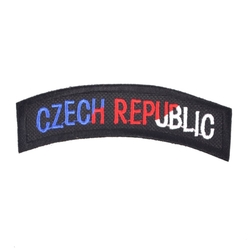 Nášivka domovenka CZECH REPUBLIC - TRIKOLORA