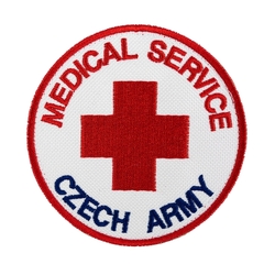 Nášivka MEDICAL SERVICE CZECH ARMY barevná VELCRO