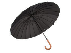 Stylový deštník černý 105 cm