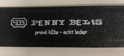 Kožený opasek originál AČR vycházkový šířka cca 3cm Penny Belts 81-90 cm