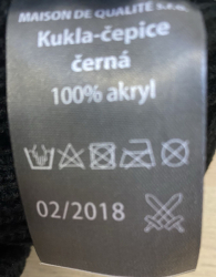 Originální kukla AČR černá