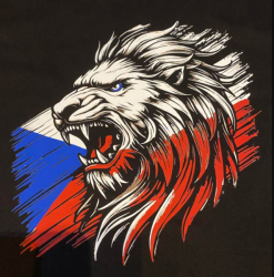 Triko hrdý český lev