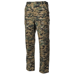Kalhoty US střih ACU rip-stop DIGITAL WOODLAND velikost 3XL