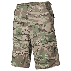 Kraťasy US střih BDU rip-stop OPERATION CAMO velikost L
