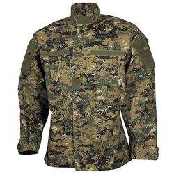 Blůza US střih ACU rip-stop DIGITAL WOODLAND velikost 3XL