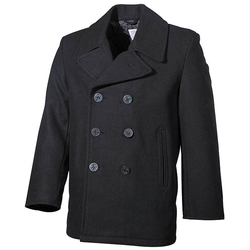 Kabát US Pea Coat ČERNÝ velikost L
