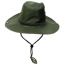 Klobouk bush ZELENÝ velikost 55