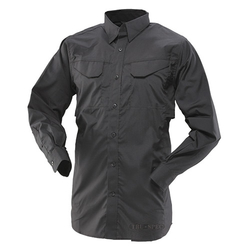 Košile 24-7 FIELD dlouhý rukáv rip-stop ČERNÁ velikost 3XL-R