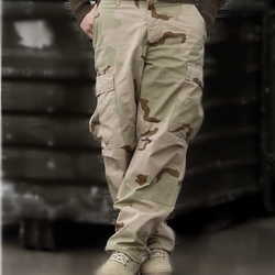 Kalhoty US BDU POLY polní 3-COL DESERT velikost S