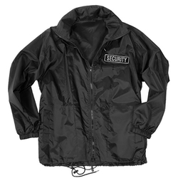 Bunda SECURITY windbreaker ČERNÁ velikost 3XL