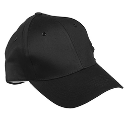 Čepice baseball s kšiltem ČERNÁ