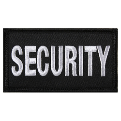 Nášivka SECURITY velcro 4,5 x 8,5 cm