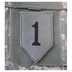 Nášivka 1st INFANTRY DIVISION VELCRO - FOLIAGE