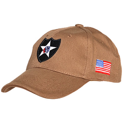 Čepice baseball 2nd INFANTRY DIVISION KHAKI