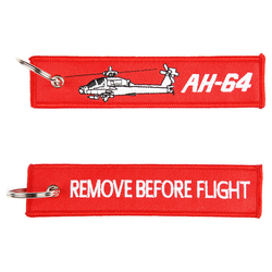 Klíčenka REMOVE BEFORE FLIGHT / AH-64
