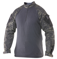 Košile taktická COMBAT TRU 1/4 ZIP MULTICAM BLACK® velikost L-L