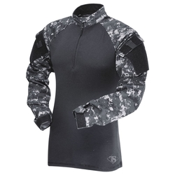 Košile taktická COMBAT TRU 1/4 ZIP URBAN DIGITAL/ČERNÁ velikost XL-R