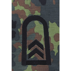 Nárameník BW OBERFELDWEBEL FLECKTARN / černé vyšití