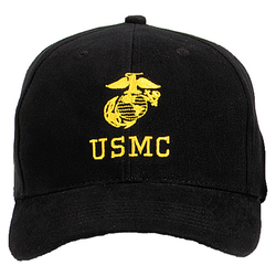Čepice USMC baseball ČERNÁ