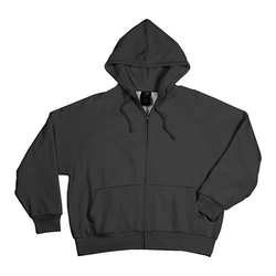Mikina s kapucí THERMAL na zip ČERNÁ