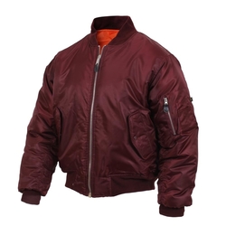 Bunda ULTRA FORCE MA1 FLIGHT MAROON velikost 3XL