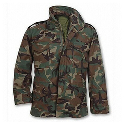 Bunda US M65 s vložkou WOODLAND velikost 4XL