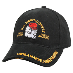 Čepice DELUXE MARINE BULLDOG baseball ČERNÁ