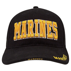 Čepice DELUXE MARINES baseball ČERNÁ