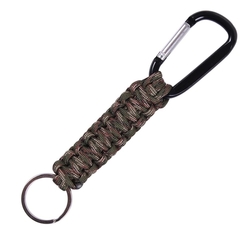 Klíčenka PARACORD s karabinou WOODLAND