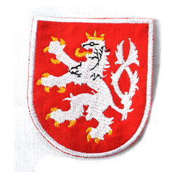 Nášivka ČESKÝ LEV BAREVNÁ