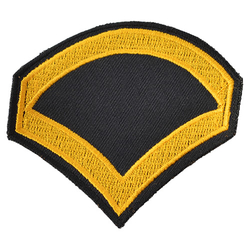 Nášivka US hodnost PRIVATE FIRST CLASS - ZLATÁ