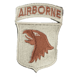 Nášivka 101st AIRBORNE DIVISION PÍSKOVÁ