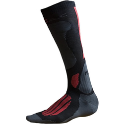 Ponožky BATAC Mission - podkolenka ČERNO/ČERVENÉ velikost 34-35