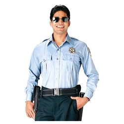 Košile POLICIE A SECURITY dl. rukáv SV.MODRÁ velikost L