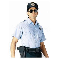 Košile POLICIE A SECURITY krátký rukáv SV.MODRÁ velikost 3XL