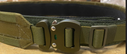 Originální opasek bojový 2018 khaki-sada AČR Molle  vel. M 87-96 původně 1990 Kč