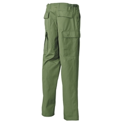 Kalhoty US střih BDU rip-stop ZELENÉ velikost 3XL