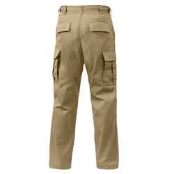 Kalhoty BDU RELAXED ZIPPER FLY KHAKI velikost 3XL