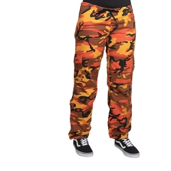 Kalhoty dámské PARATROOPER ORANGE CAMO velikost XXS