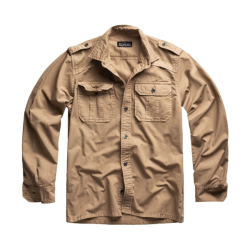 Košile M65 BASIC s dlouhým rukávem KHAKI velikost L
